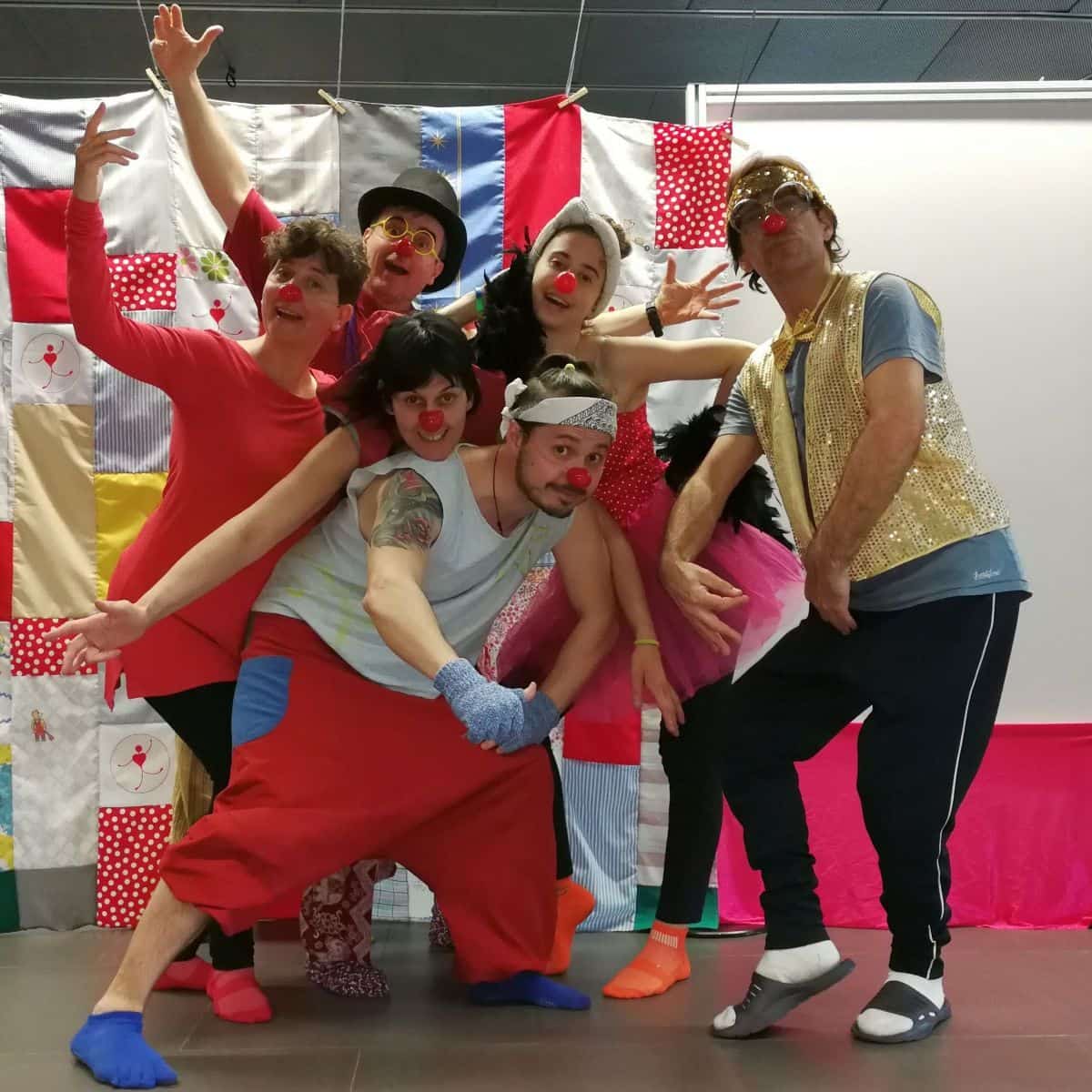 Otra Foto de grupo Curso de Clown