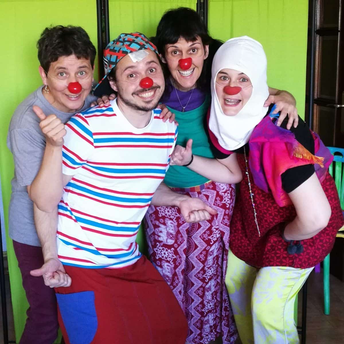 Melo, Chupi, Plaquita y Pirueta