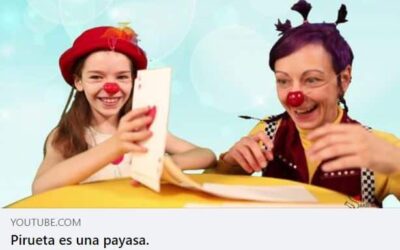 Pirueta es una Payasa en vídeo por Saniclown